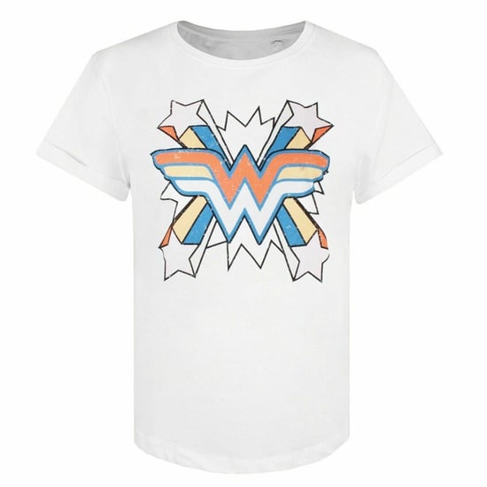 DC Comics Wonder Woman Burst Vrouwen Wit T-Shirt - Image 1