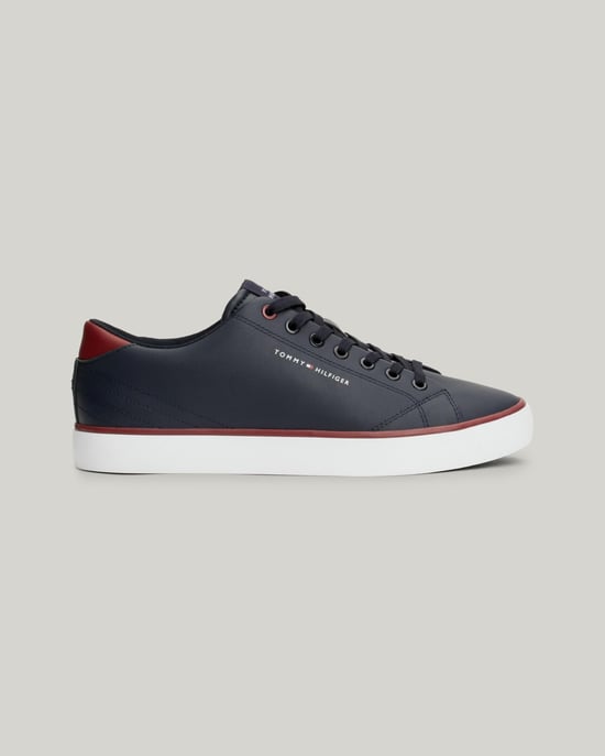 Tommy Hilfiger TH Essential Core Heren Vulkaniserende Leren Sneakers - Image 4
