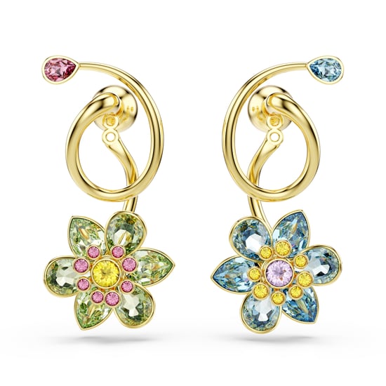 Swarovski 'Idyllia F Florere' Dames Vergulde Metalen Dangle Oorbellen - Goud 5709025 - Image 2