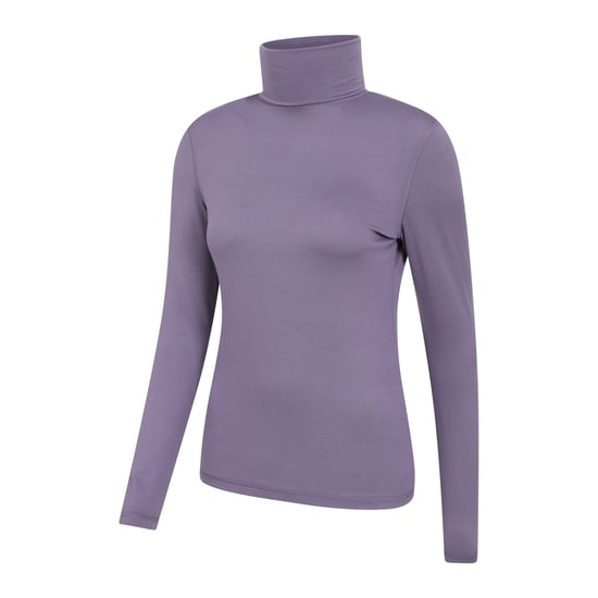 Mountain Warehouse Dames/Dames Keep The Heat Isotherm Roll Neck Basislaag Top (Donker paars) - Image 3