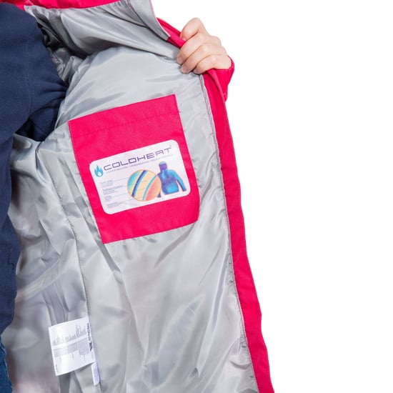 Trespass Girls Tiffy Padded Coat (Deep Pink)