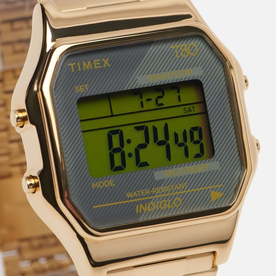 Timex T80 Unisex Goud Horloge TW2U93500 - Image 4