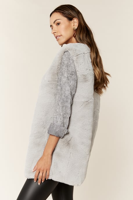 No Cut Faux Fur Sleeveless Gilet