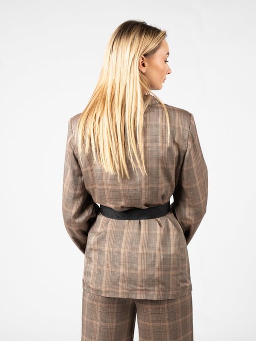 Pinko jas Giornale Vrouw bruin - Image 4