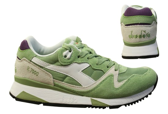 Diadora V7000 Nyl II Mens Green Trainers