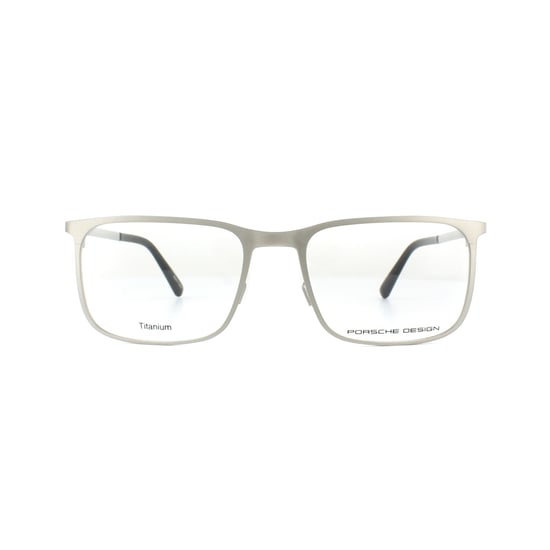 Porsche Design Rectangular Silver Mens  Glasses Frames