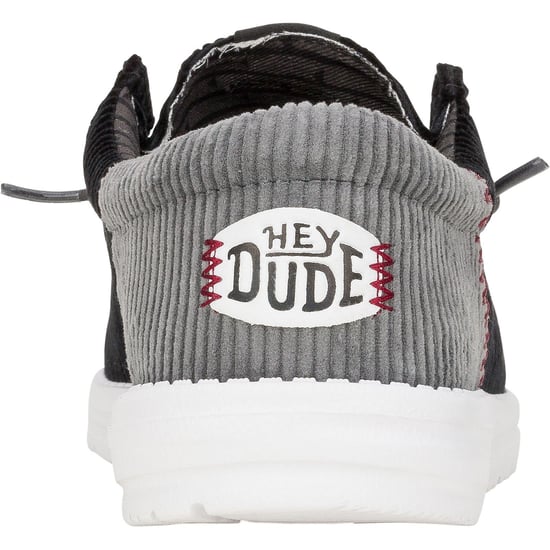 HEYDUDE Wally Funk Corduroy Textiel Herenschoenen Zwart - Image 2