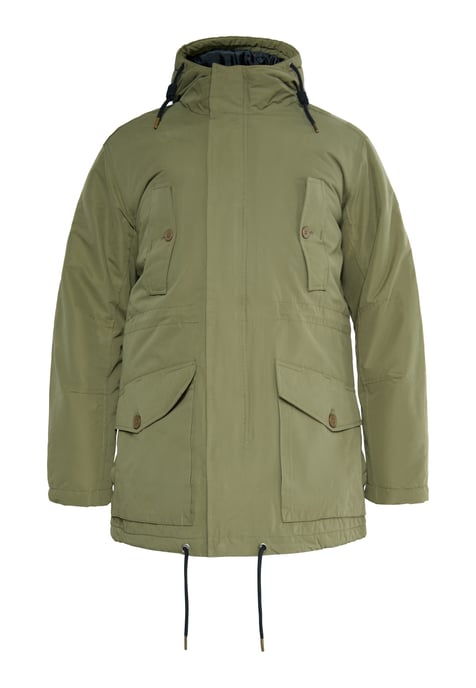 Mo Gewatteerde anorak Heren militaire olijf - Image 1