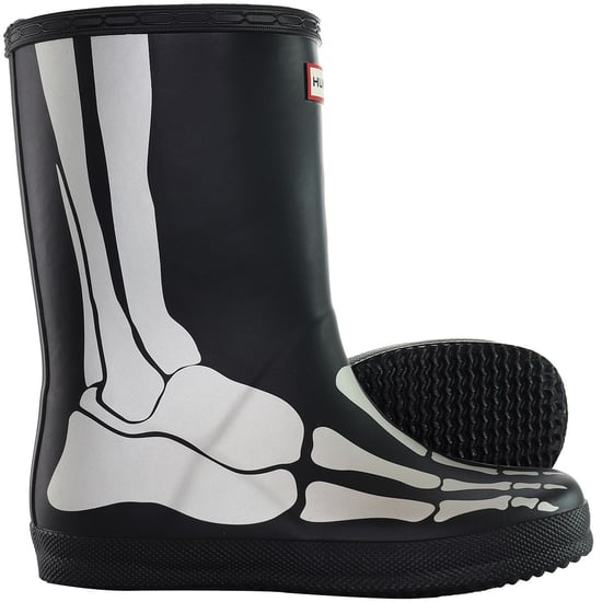 Hunter First Reflecterende Zwarte Wellington Laarzen voor kinderen - Image 3