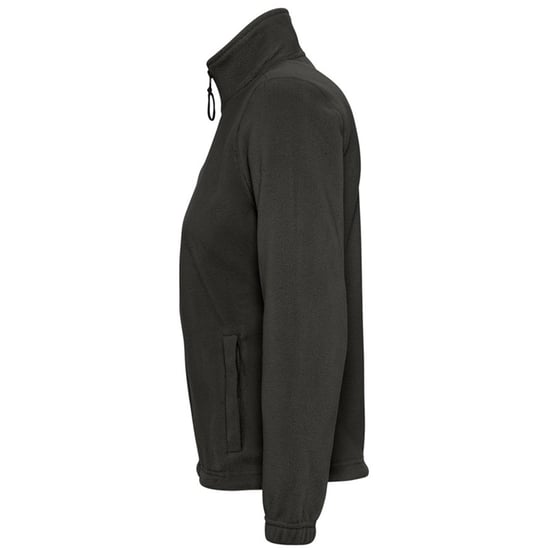 SOLS Womens/Ladies North Full Zip Fleece Jacket (Black)