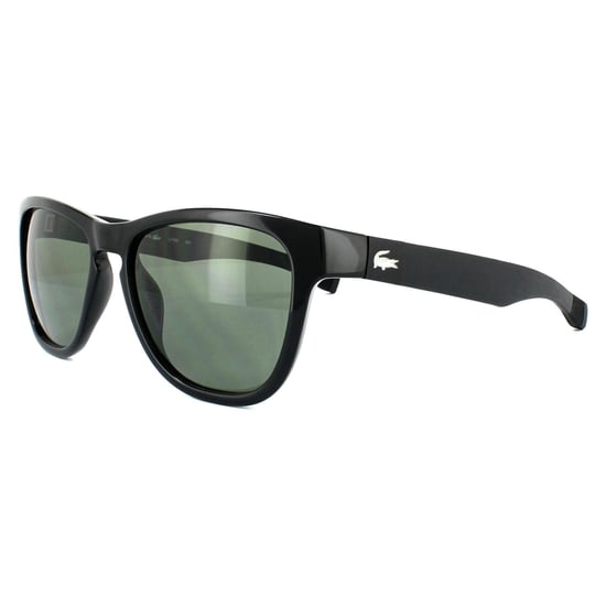 Lacoste Rectangle Unisex Black Green Sunglasses