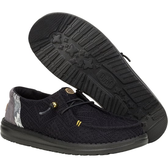 HEYDUDE Wendy Boho Crochet Polyester Damesschoenen Zwart - Image 3