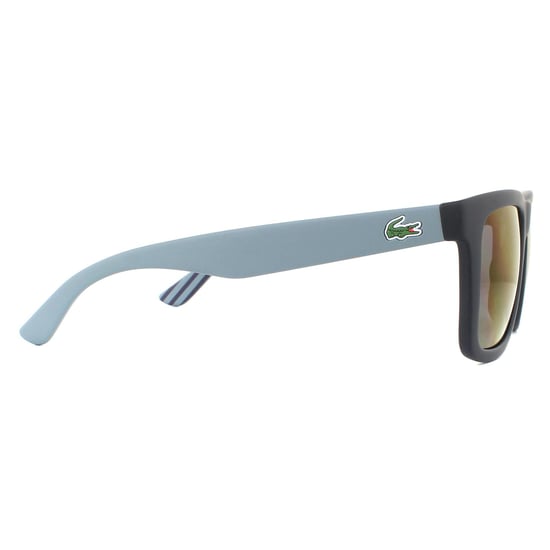 Lacoste Rectangle Mens Matte Blue Navy Blue Sunglasses