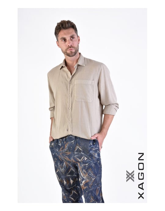 Xagon overhemd Manica Mannen beige - Image 2