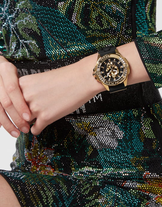 Philipp Plein The $kull Genderless Unisex Horloge Zwart PWNAA0122 - Image 3