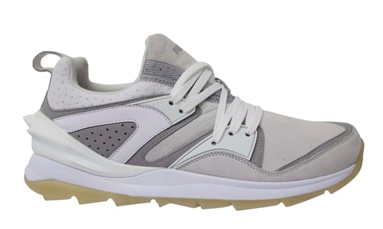 Puma Trimonic Mens Blaze Swift Tech White Leather Lace Up Trainers 357824 02