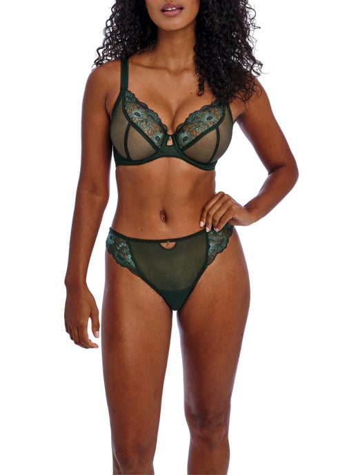 Loveland Sheer Plunge Bra - Boudoir Noir - Image 3