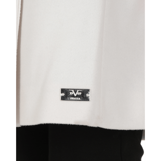 19V69 Italia Womens Coat White ARMIE WHITE