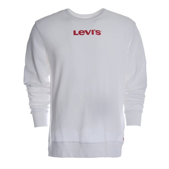 Mens Levis Smu Crew Sweater in White