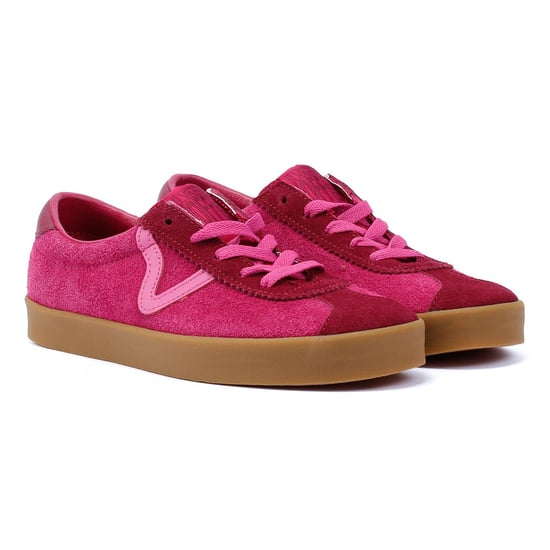 Vans Sport Laag Suède Damestrainers Fushsia - Image 1