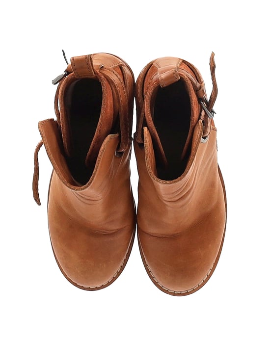 Acne Studios Cypress Con Enkellaarsjes van Bruin Leer - Image 5