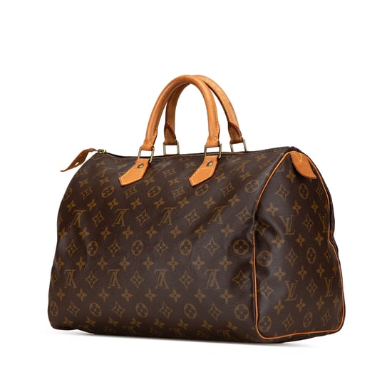 Vintage Louis Vuitton Monogram Speedy 35 Bruin - Image 2