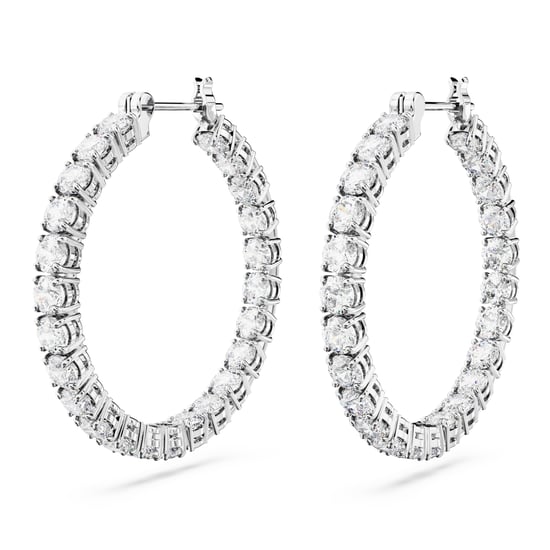 Swarovski 'Matrix' Dames Oorbellen van Basismetalen Hangers - Zilver 5647715 - Image 3
