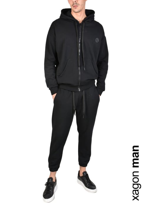 Xagon Man blouse Fleece Mannen zwart - Image 2