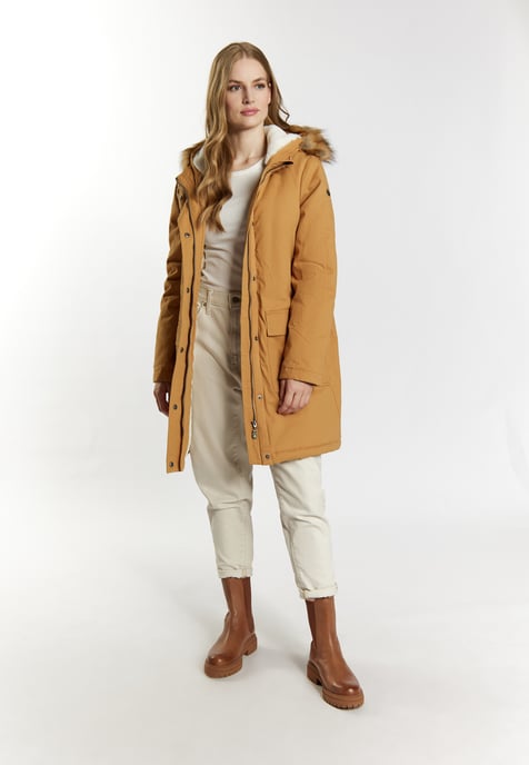 Dreimaster Winter parka Dames Kameel - Image 2