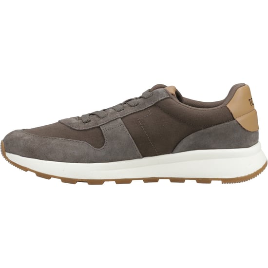 TOMS TRVL Lite Retro Leer Heren Olijf Trainers - Image 4