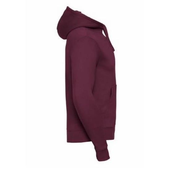Russell Heren Authentieke Hooded Sweatshirt / Hoodie (Bourgondië) - Image 3
