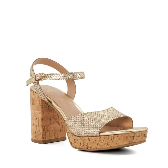 Dune Ladies Jacuzzi - Cork Heeled Platform Sandals - Image 2