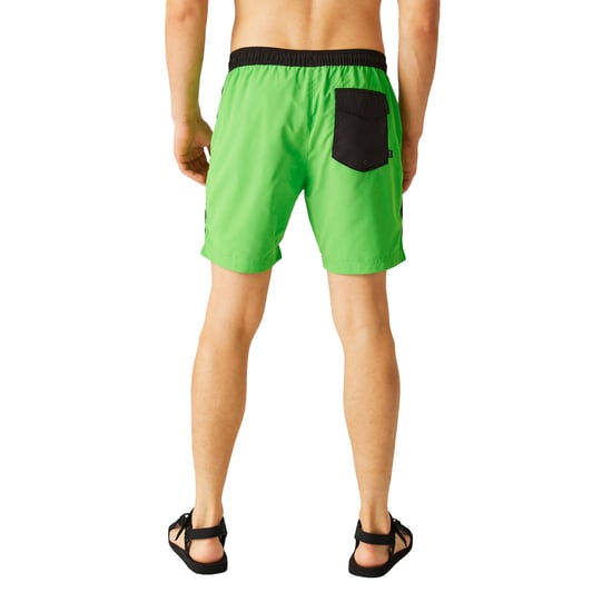 Regatta Mens Bentham Swim Shorts (Fairway Green/Black)
