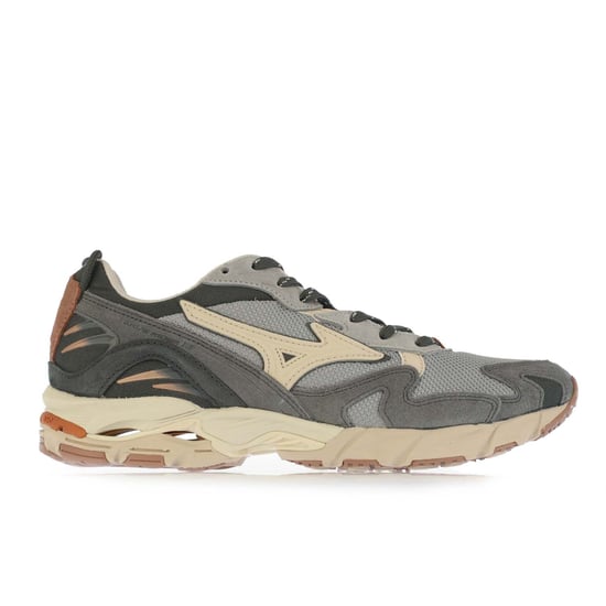 Men's Mizuno Wave Rider 10 Trainers in Grey