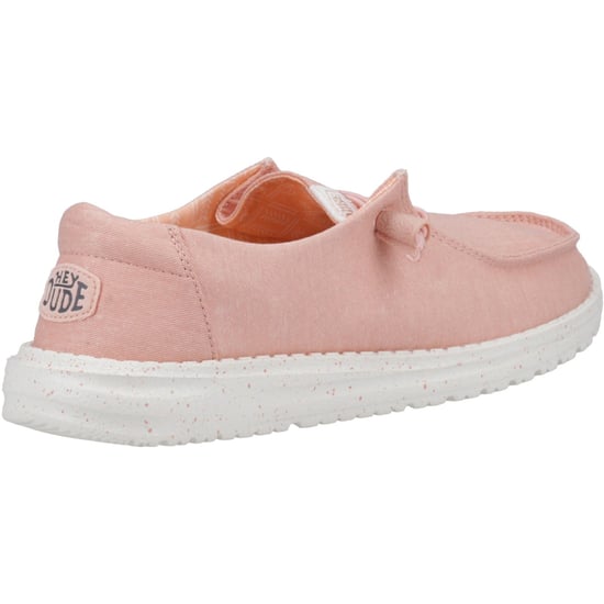 HEYDUDE Wendy Canvas 100% Katoenen Roze Instappers Voor Dames - Image 2