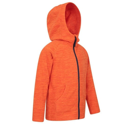Mountain Warehouse Kinder/Kids Snowdonia Microfleece Full Zip Hoodie (Oranje) - Image 4