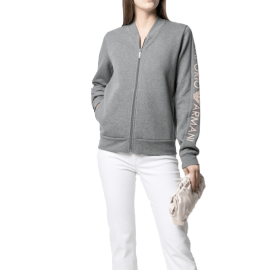 Emporio Armani damessweatshirt met roze logo - Image 1