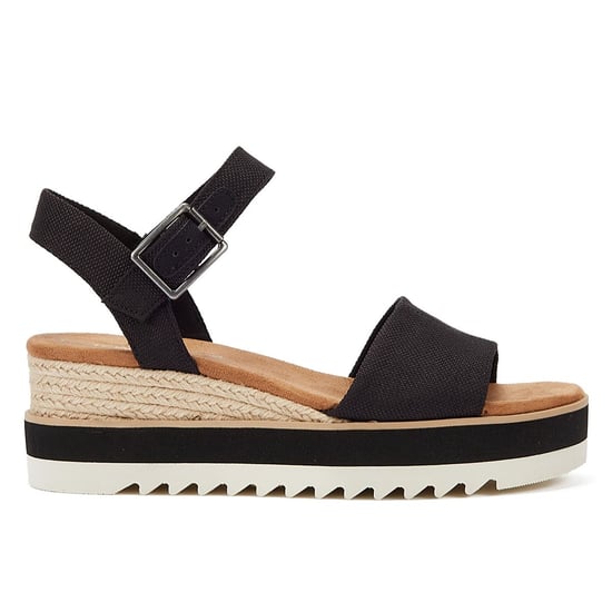 TOMS Diana Canvas Wig Vrouwen Zwarte Sandalen - Image 4
