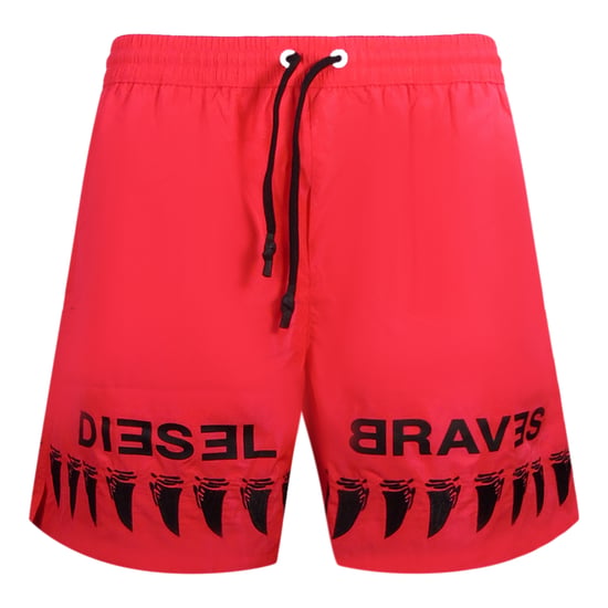 Diesel Shark Tooth Design Brave rode zwemshort - Image 1