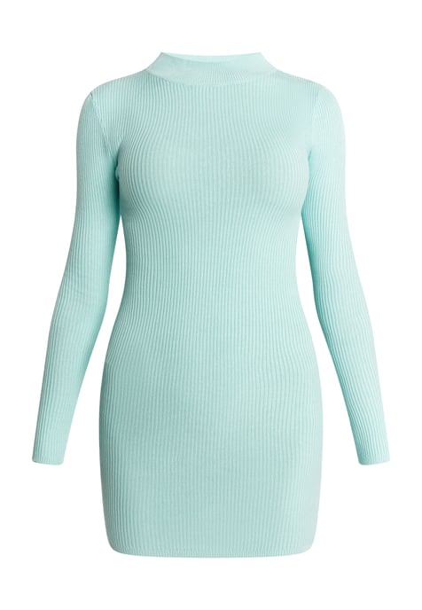 Mymo Mini-gebreide jurk Dames Lagune Munt - Image 1