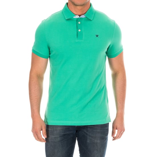 Men's short-sleeved polo shirt with lapel collar HM561798