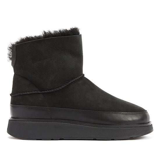 FitFlop Shearling Dameslaarzen Zwart - Image 4