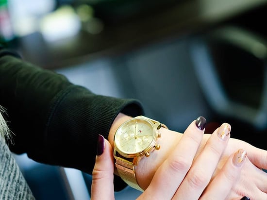 Tommy Hilfiger Blake Dames Gouden Horloge 1782302 - Image 3