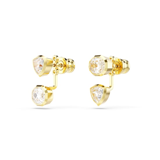 Swarovski 'Imber Organic' Dames Gouden Geplakte Metalen Stud Oorbellen - Goud 5705461 - Image 3