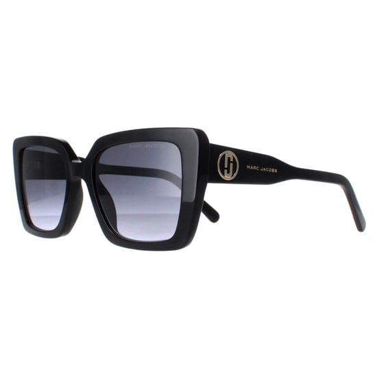 Marc Jacobs Square Womens Shiny Black Dark Grey Gradient MARC 733/S