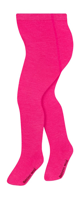 Steven - Thermische winterkous van merinowol voor kinderen - Roze - Image 1