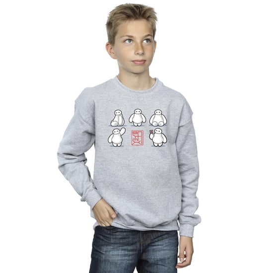 Disney Jongens Big Hero 6 Baymax Veel houdingen Sweatshirt (Sportgrijs) - Image 2