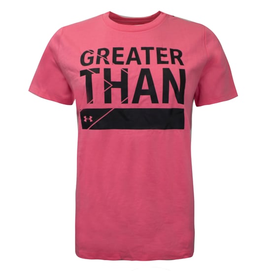 Under Armour Womens Greather Than T-Shirt Graphic Top Pink 1356306 668