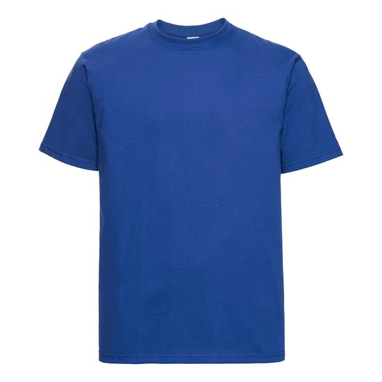 Russell Heren Klassiek Gekamd Katoen Zwaargewicht T-shirt (Helder Koningsblauw) - Image 1