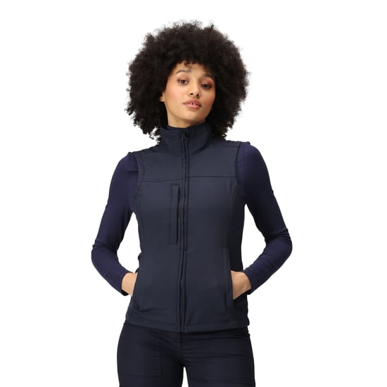 Regatta Womens/Ladies Flux Softshell Gilet (Navy/Navy)